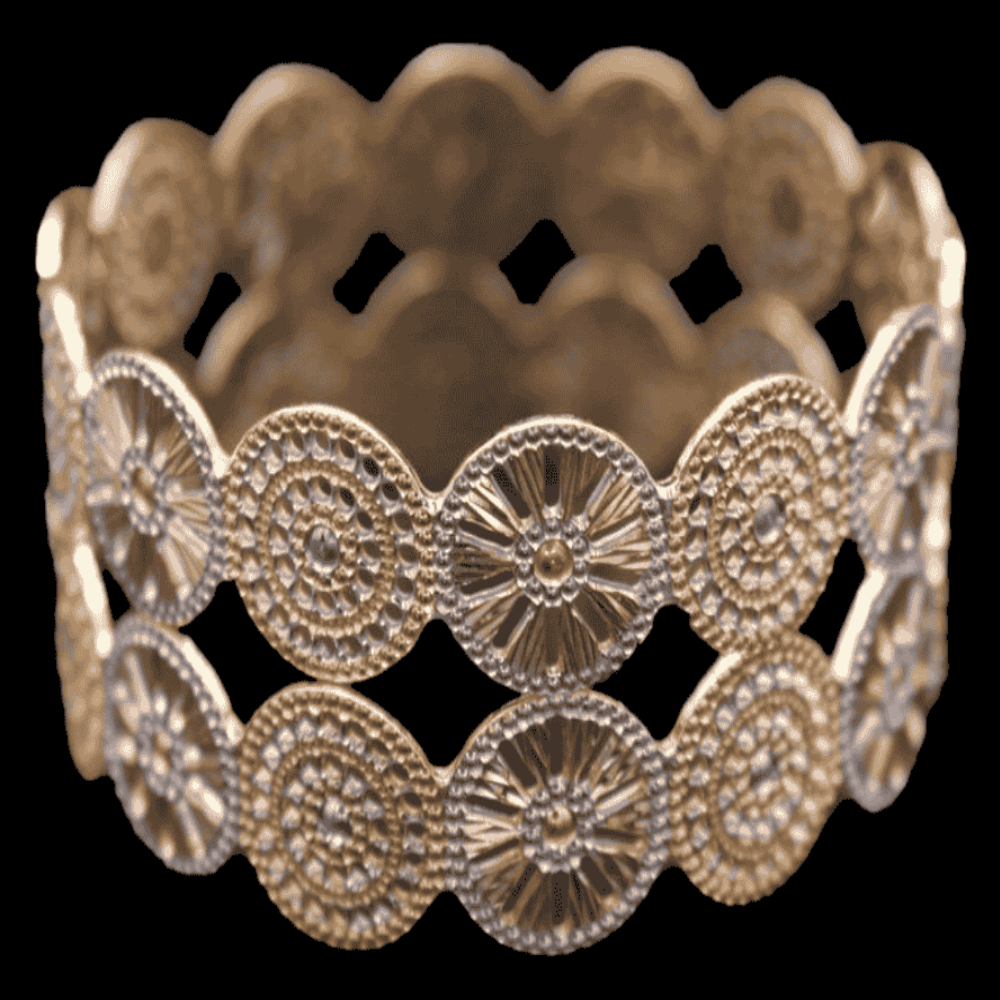 22k Gold Bangle Set (M)